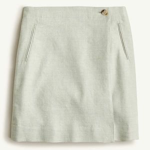 NWT JCrew mini wrap around skirt